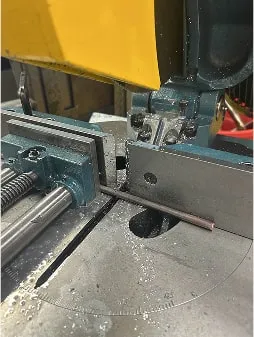 Cold saw — from the workshop.