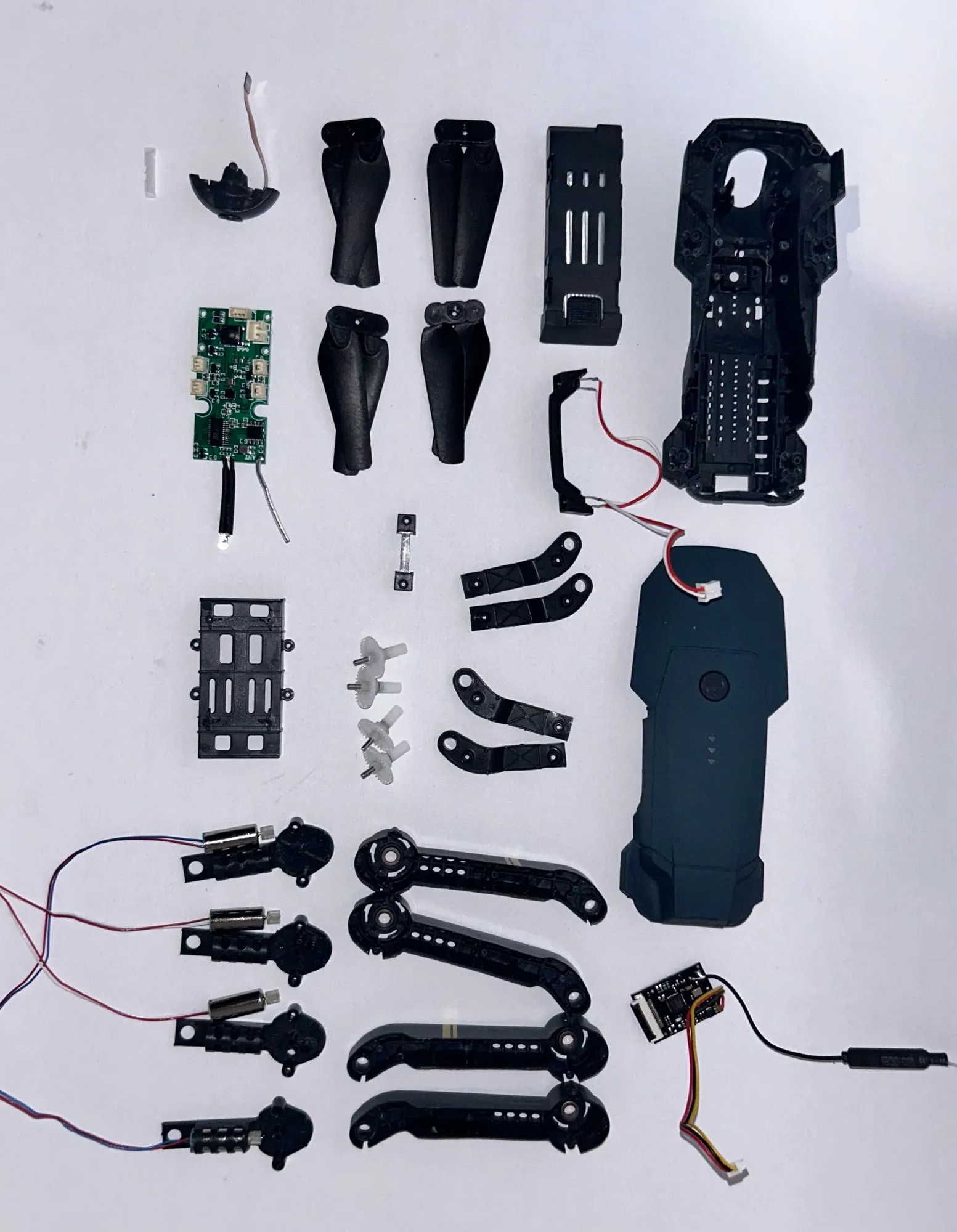 Drone dismantle — from the workshop.