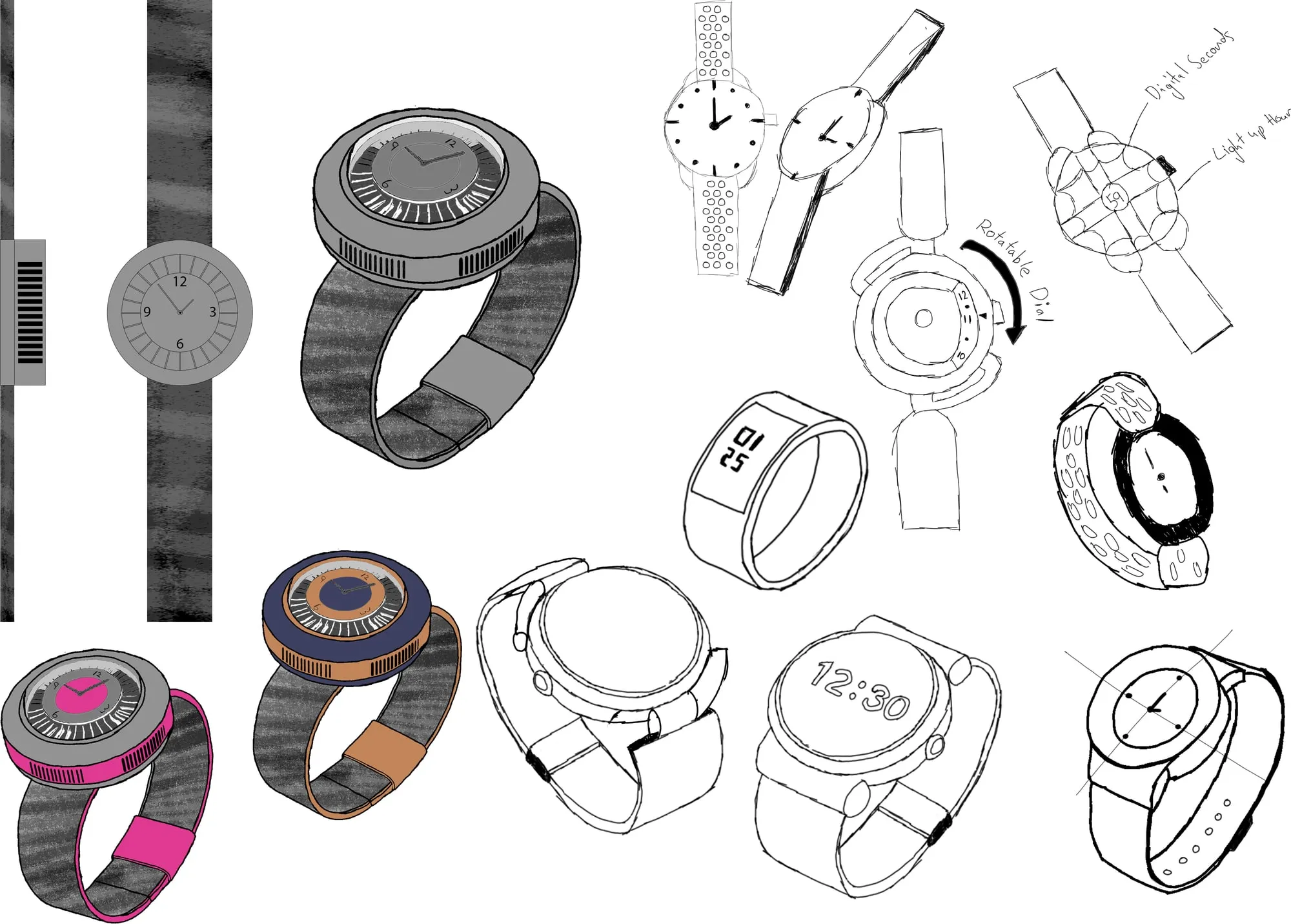 Dyson watch study — from the workshop.