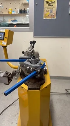 Pipe bender — from the workshop.