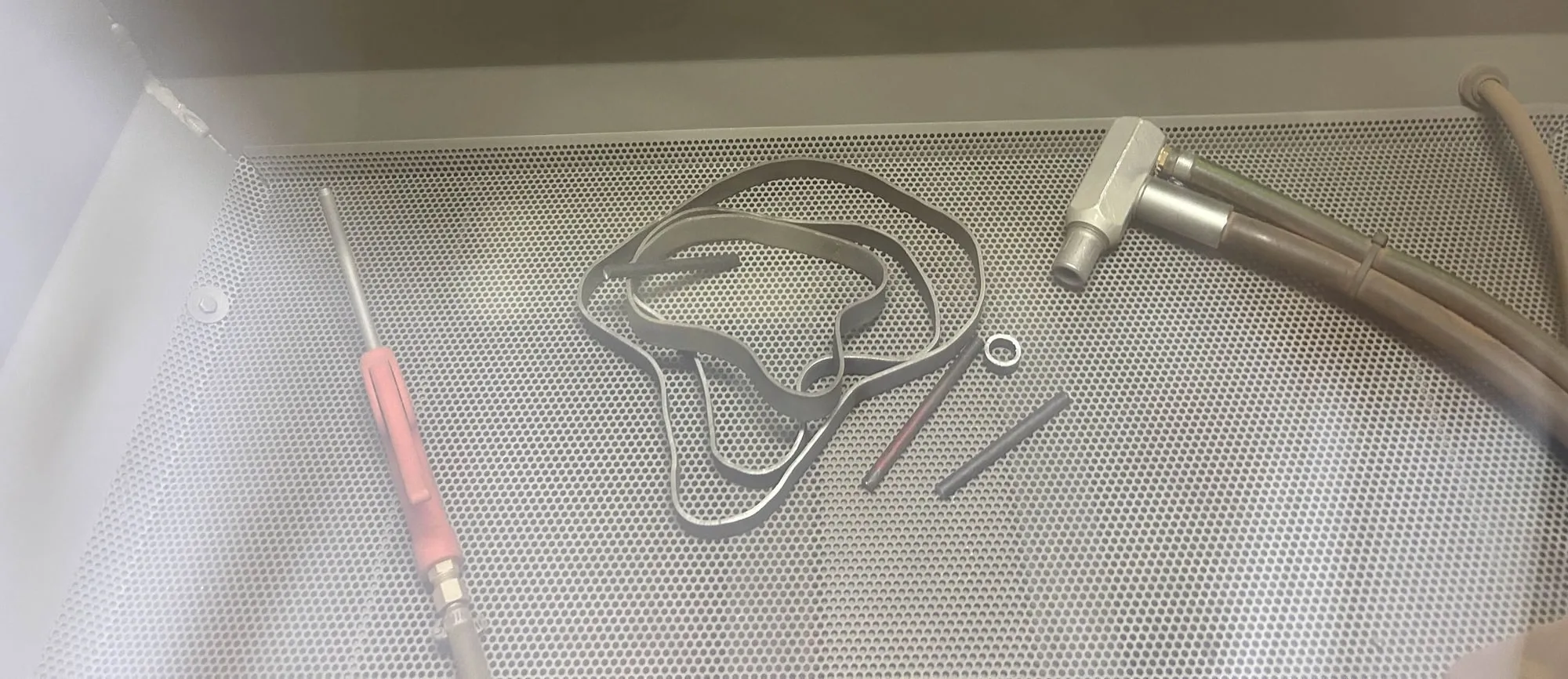 Sandblasting — from the workshop.