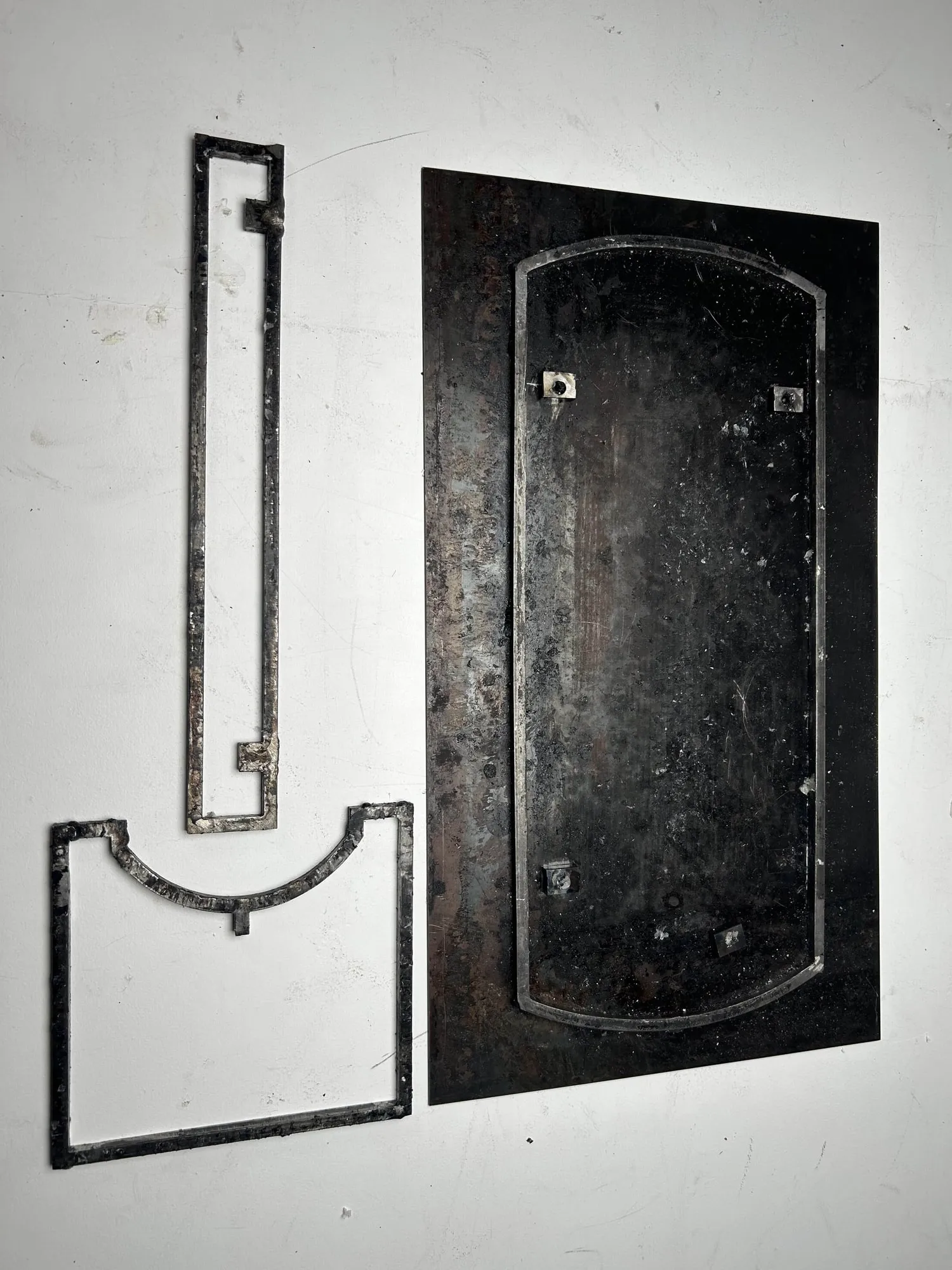 Sheet-press frames — from the workshop.